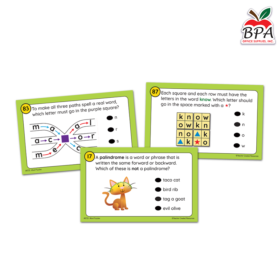 Teacher Created Resources • Power Pen Play: Word Puzzles Gr. 2–3